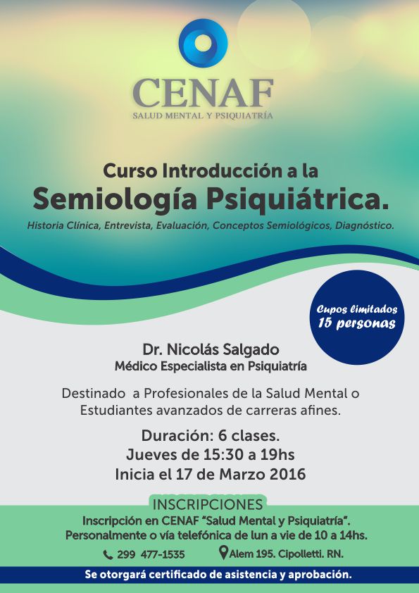 cartel curso semio facebook y mail